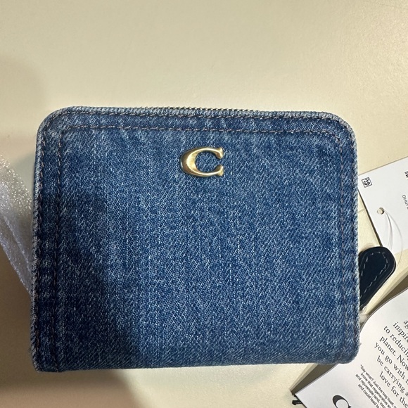 Coach Denim bifold wallet - Picture 1 of 11